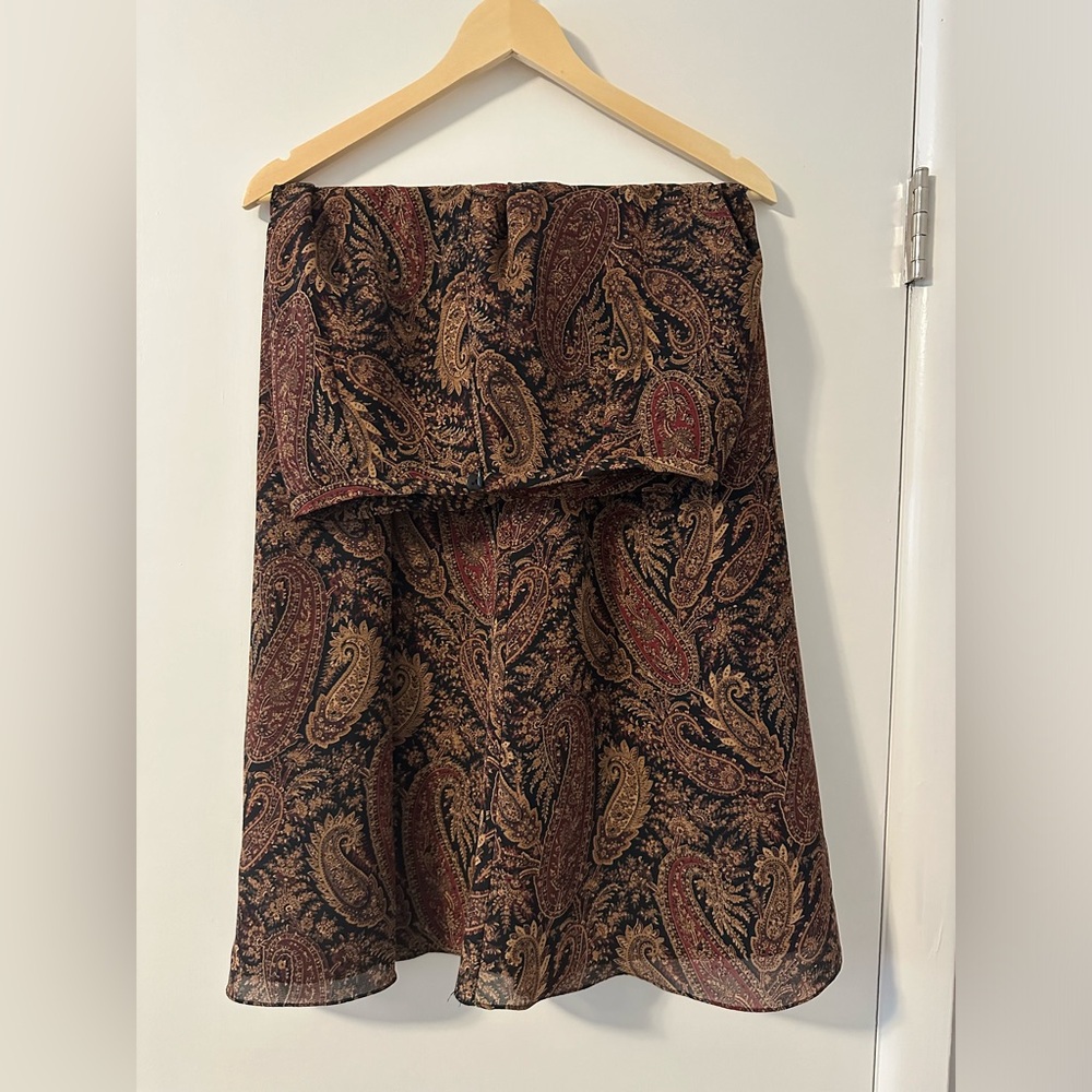 Vintage Braemar Paisley Skirt